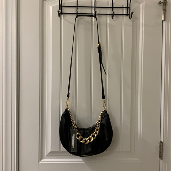 Black Soft Leather Crossbody - Picture 2 of 16